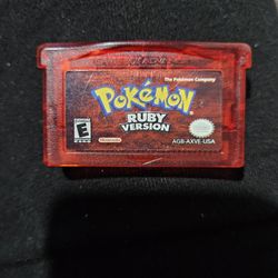 Pokémon Ruby Version Nintendo Game Boy Advance (GBA) AUTHENTIC | 2002 