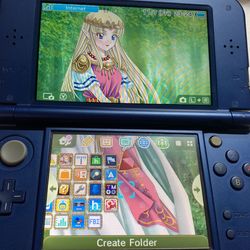 New Nintendo 3DS XL Galaxy Mod Dual IPS With 128GB SD In Good Condition