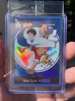 Dodgers X One Piece TCG Card