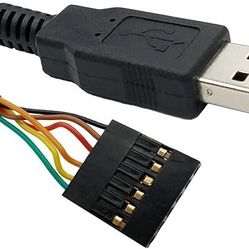 USB to TTL Serial 3.3V UART Converter Cable with FTDI Chip Terminated by 6 Way Header, Works with Galileo Gen2 Boards-BRWH-B06ZYPLFNB