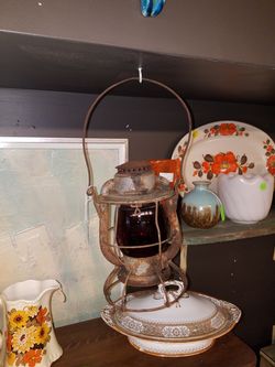 Old railroad lantern