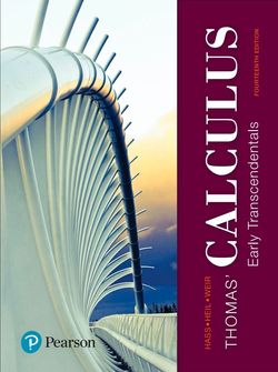 Thomas' Calculus Early Transcendentals 14th Edition eBook PDF Instant delivery
