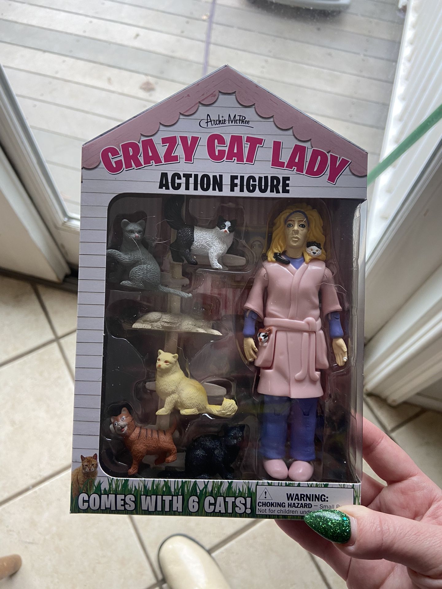 Crazy Cat Lady Action Figure