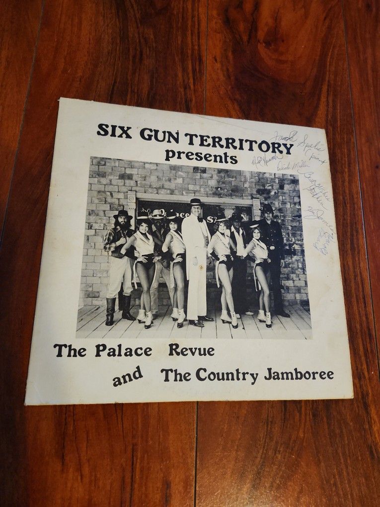 Vintage Autographed Six Guns Territory Vinyl Album
