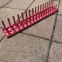 2 Snap-on Socket Organizers Pink In Color