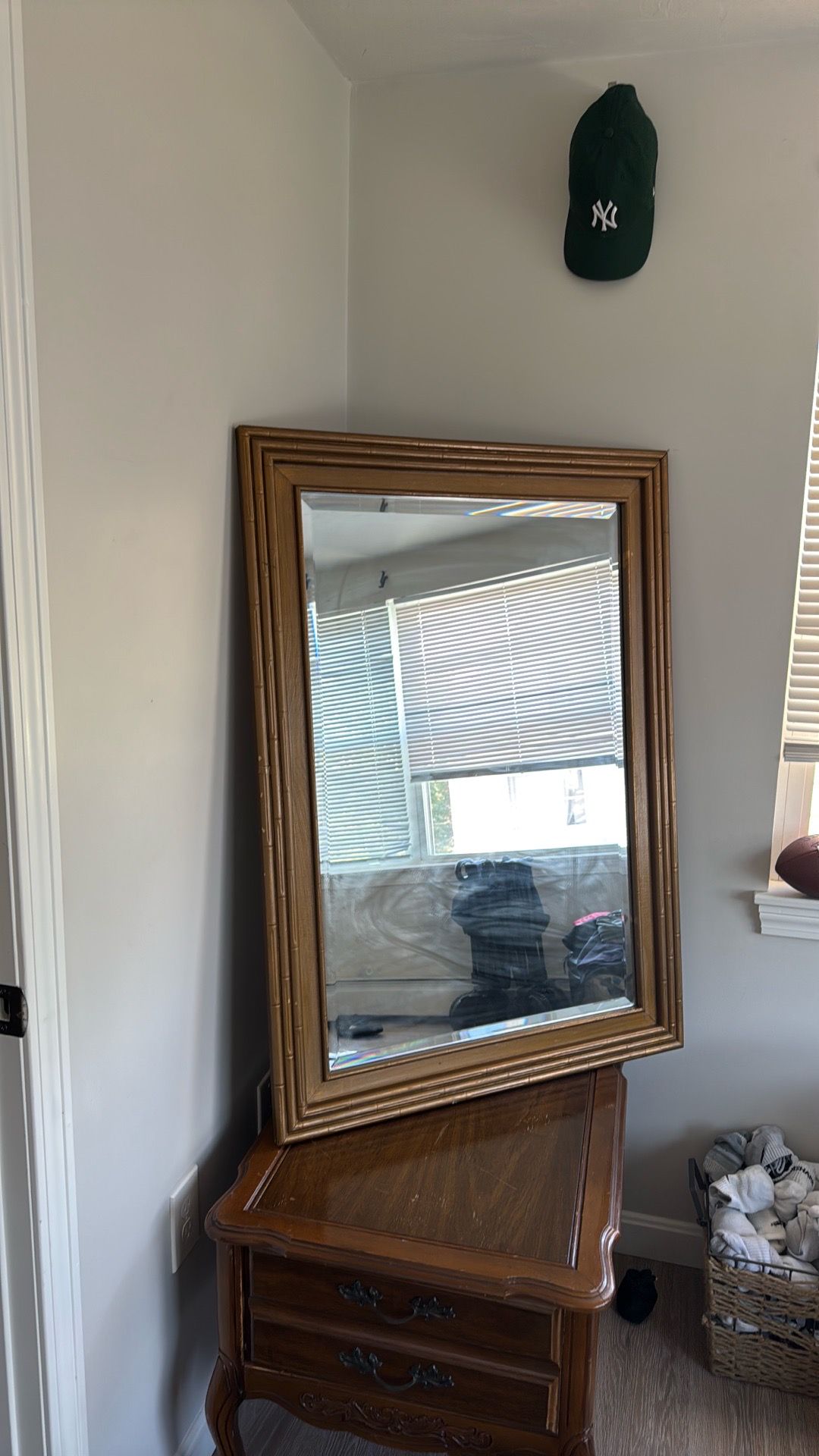 Large Gold Framed Mirror