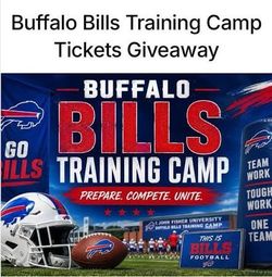 Buffalo bills training camp tickets