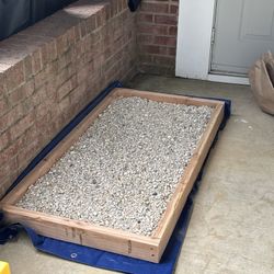 DIY Dog Porch Potty 51 by 17 inches