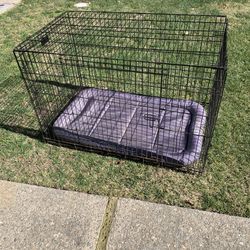 Large Dog Cage, German Shepard or Pitbull Fits