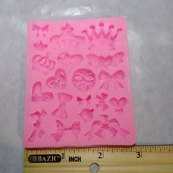 Silicon Mold For Fondant Or Chocolate $7