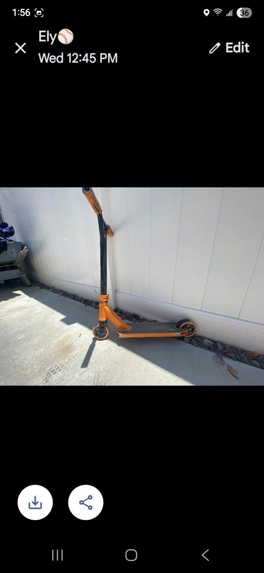 Havoc Mini Scooter (Orange/black)