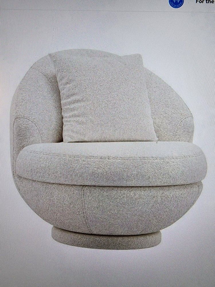HILLSDALE BOULDER UPHOLSTERED SWIVEL STORAGE CHAIR
