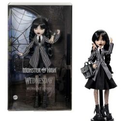 Monster High x Wednesday Addams Nevermore Academy Doll New box never open