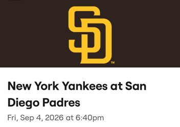 Yankees vs Padres September 4th