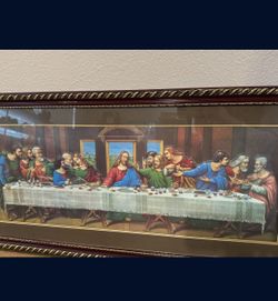 Dinner wall art decoration. The last supper