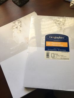 Wedding program paper