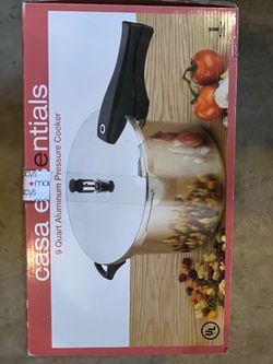 9-QT aluminum pressure cooker