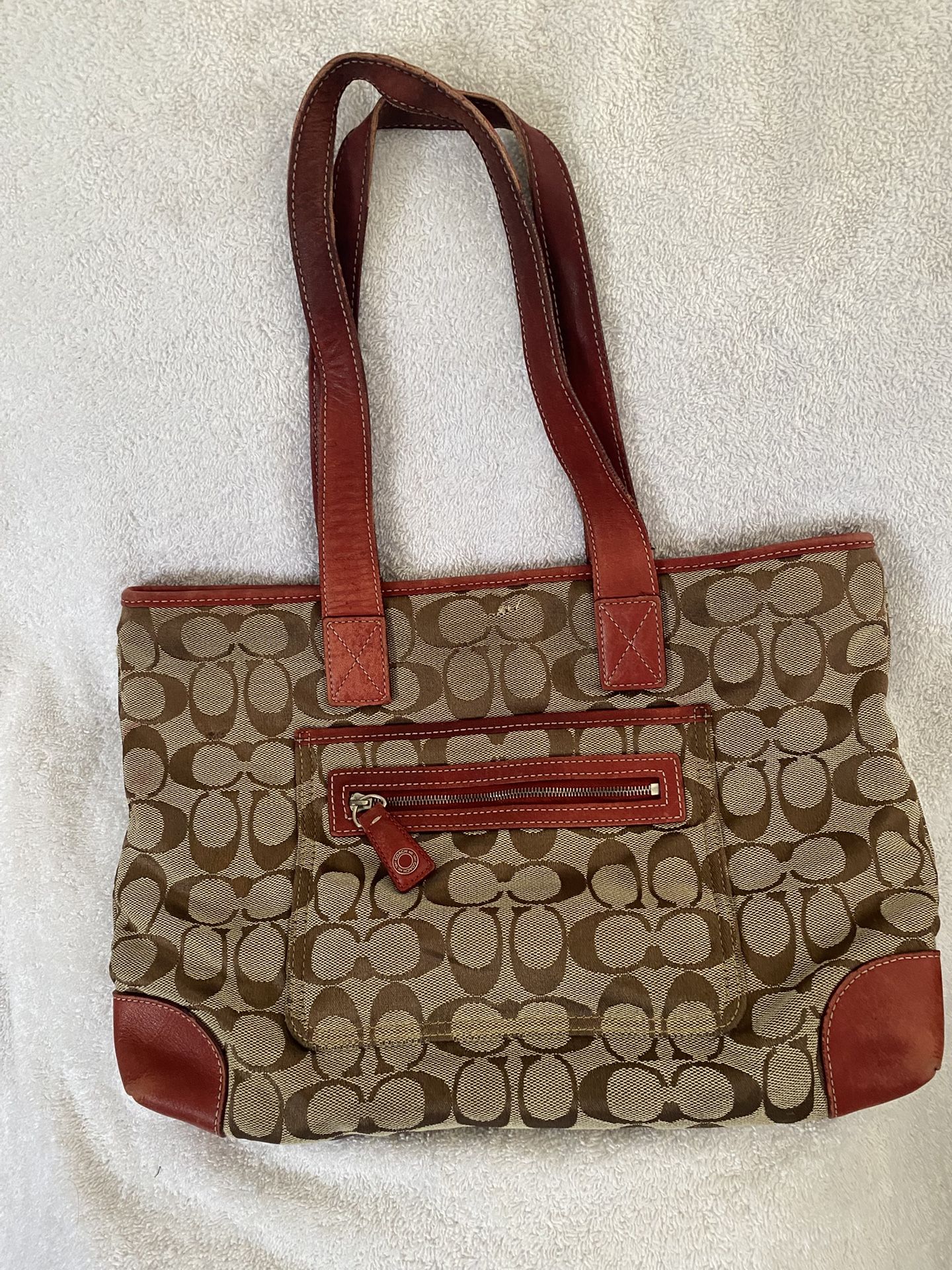 Red Coach Purse