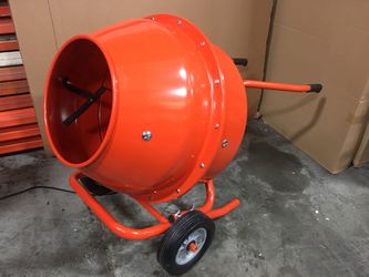 5 cf cement mixer wheel barrow type new 250.00