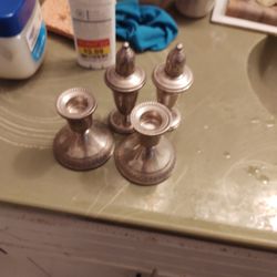 1930s Sterling Weighted Silver