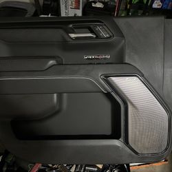 2025 GMC Sierra AT4X Driver's Front Door Panel W/Window Switch & Lock Switch(Blemished)