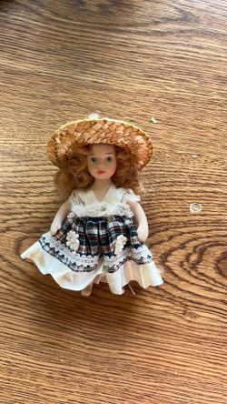 Vintage porcelain doll