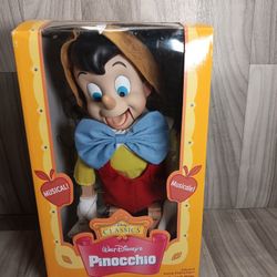 Walt Disney Classics Pinocchio Animated Puppet Marionette By Telco Please Read!!
