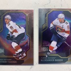 Matthew Tkachuk + Aleksander Barkov 2024-25 Metal Universe Florida Panthers