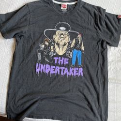 Homage Wwe Legends The Undertaker Connect And Inspire T Shirt Gray