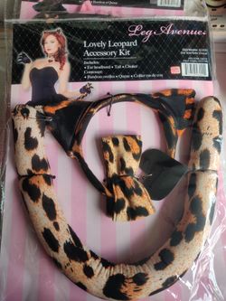 Leg Avenue Lovely leopard accessory kit One Size