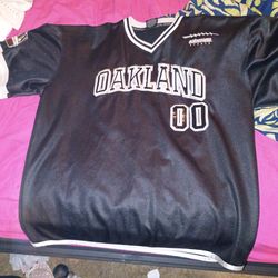 Oakland player #00 jersey XXL