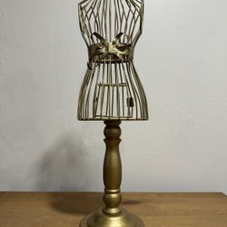 Wire Dress Form Table Top Decor