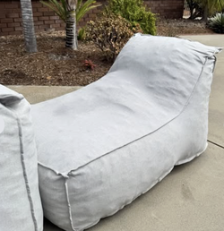 Oversized Modern Lounge Pool Chair / Bean Bag Chair