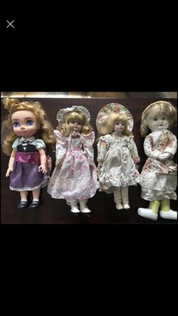 4 dolls all for $ 20