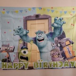 Monster Inc birthday theme $12
