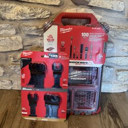 Milwaukee Drill Bit And Socket Sets