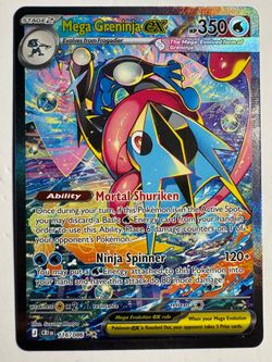 Mega Greninja ex 116/086 SIR Chaos Rising Pokémon Card NM