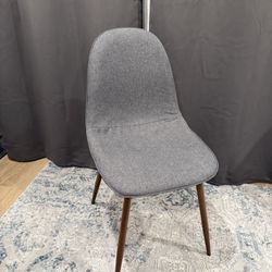 Chair Gray Mid Century Dining