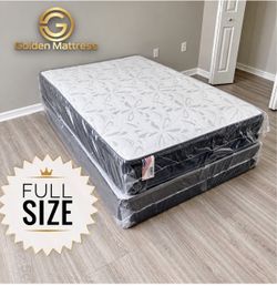 Full Mattress and box Available Today