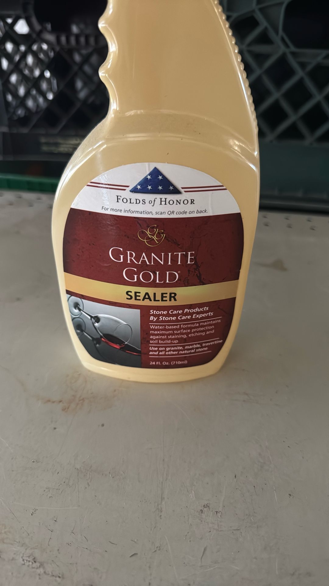 Folds of honor granite gold sealer