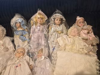 Danbury mint porcelain doll collection