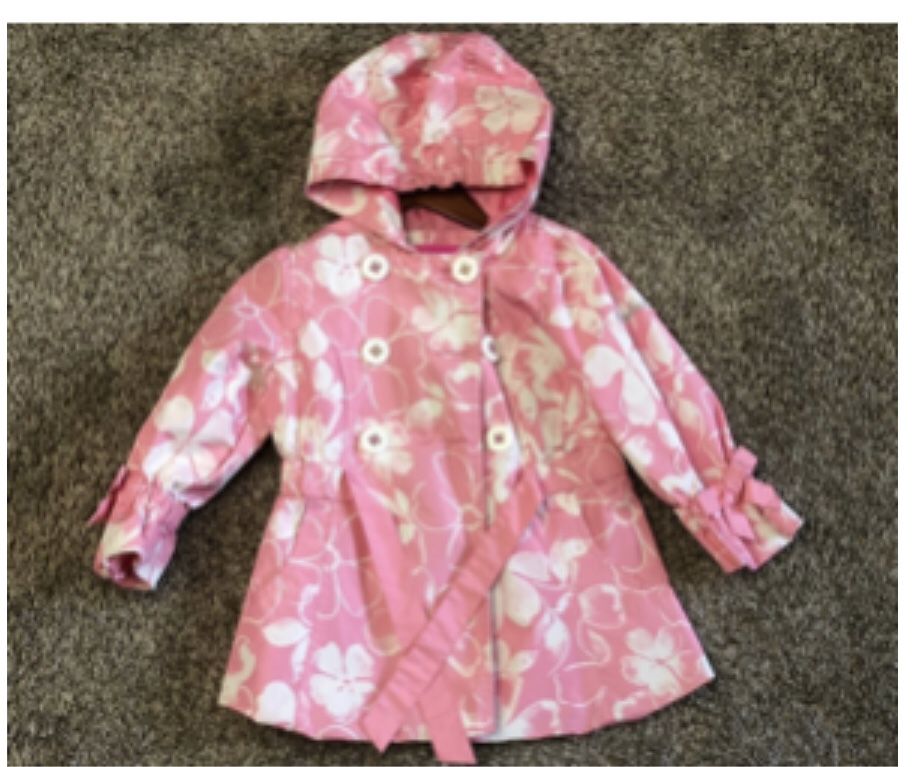 Pink Raincoat Size 6