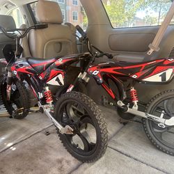 Kids Dirt Bikes / BMX Style – Good Condition (2 Available)