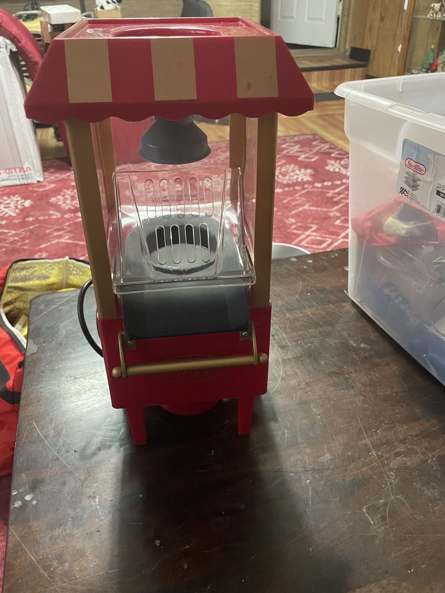 Antique popcorn maker