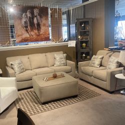 Sofa, Loveseat, And An Ottoman