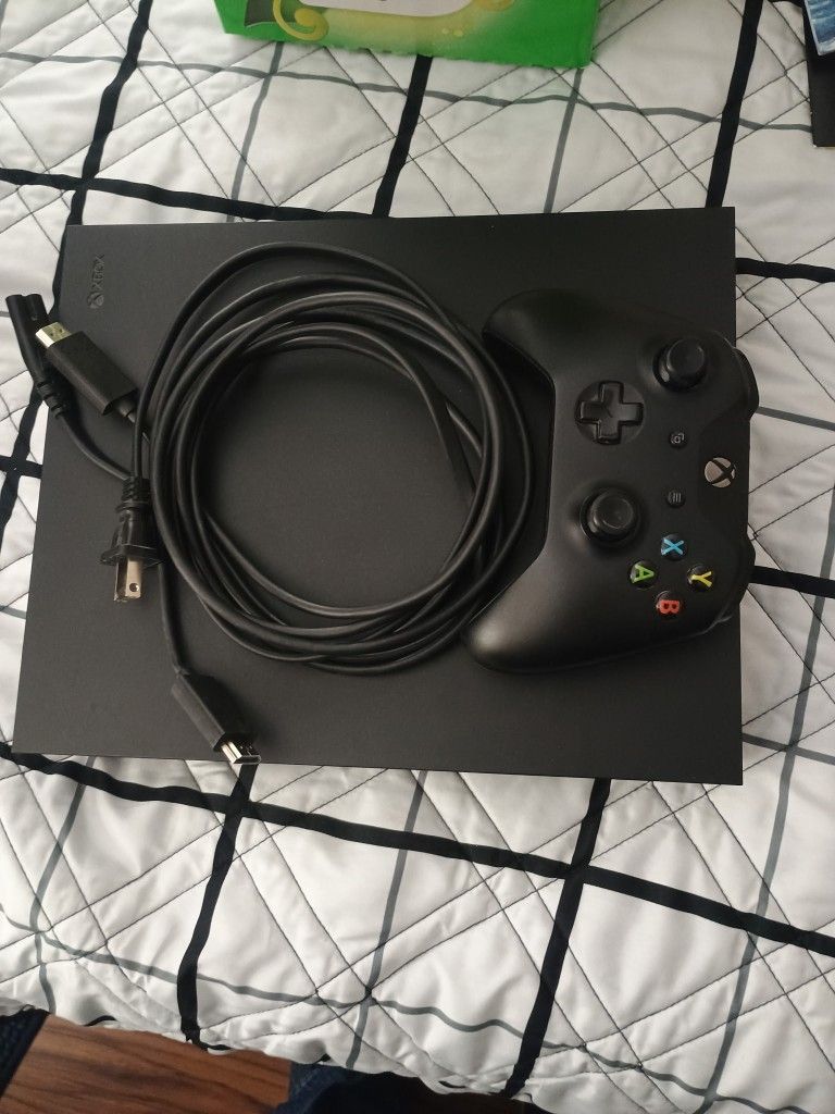 Microsoft Xbox One X 1787 1TB 4K Black Body Home Video Game Console -