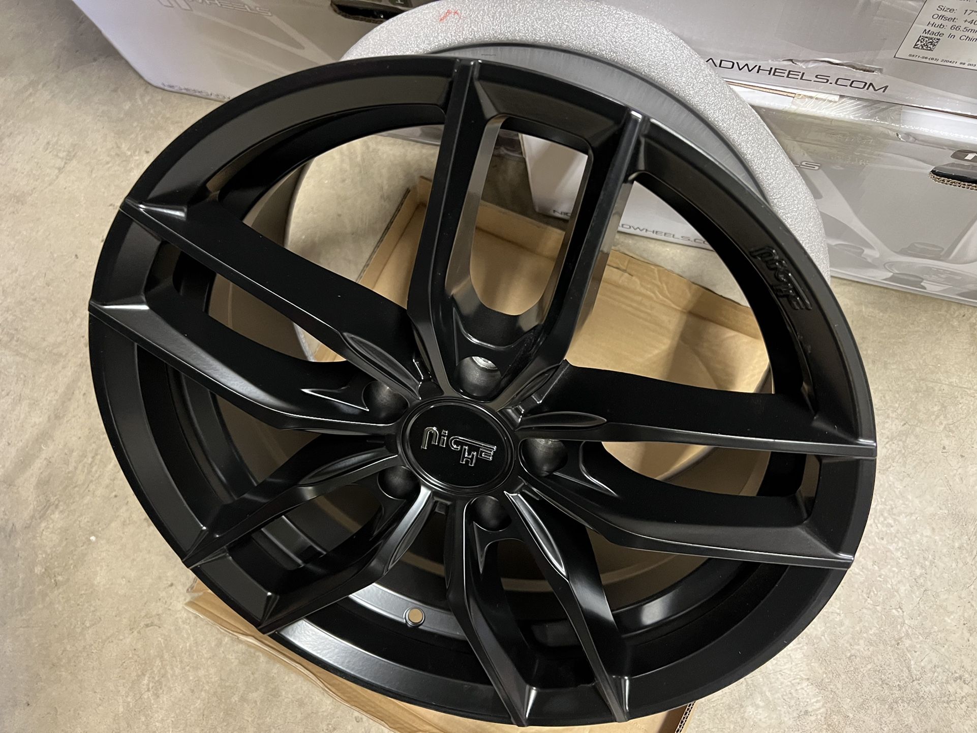 4 New 17x8 Niche Vosso 5x112 Wheels Rims Volkswagen Mercedes Audi