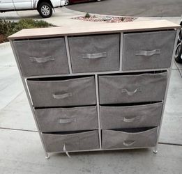 Fabric drawer storage organizer
