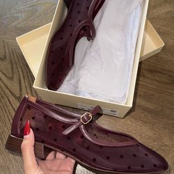 Sézane Aubane Low Mary Jane Flats  Size 7 – NEW