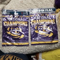 Flags LSU Champs